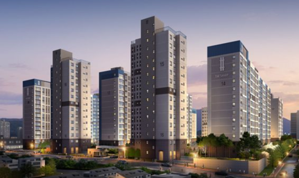 둔촌현대 1차 아파트 리모델링 사업(시공) 외장판넬 공사								