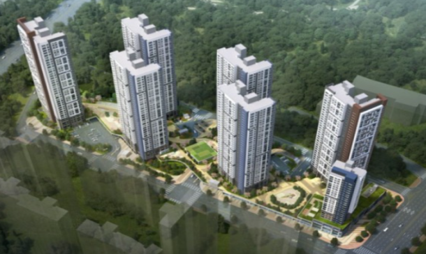 광주 문흥동 주상복합 개발사업 중 AL창호공사								