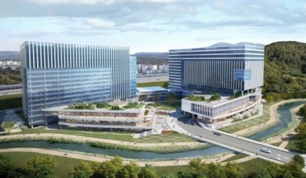 과천지식정보타운 지식 8BL 지식산업센터 신축공사 中 커튼월공사								