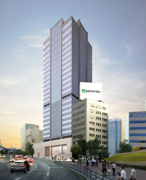 단암타워 외장 리모델링 현장